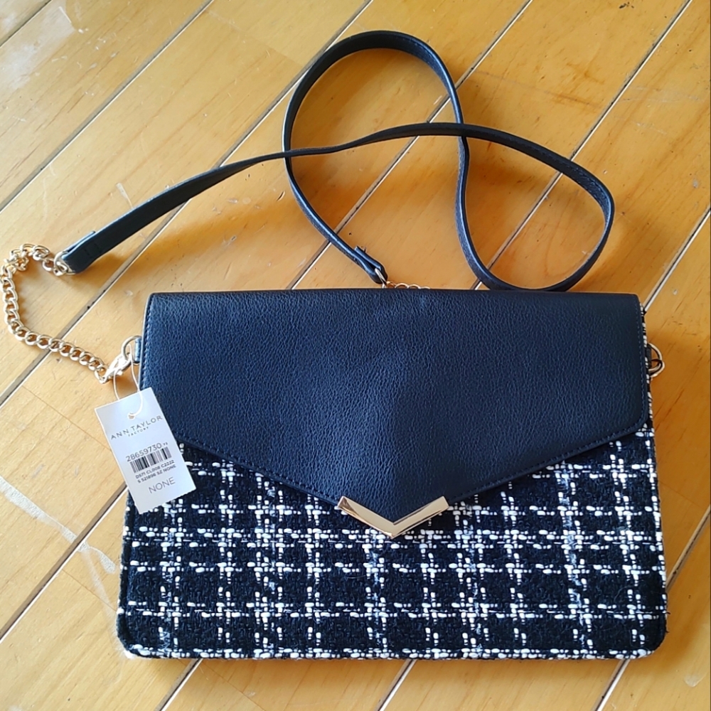 NWT Ann Taylor Envelope Crossbody Bag